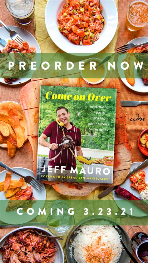 Come On Over Cookbook Jeff Mauro
