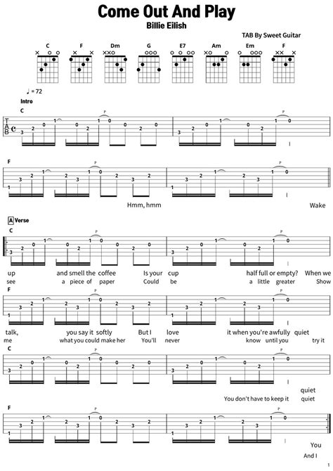 The Best Come Out And Play Notes Going Viral