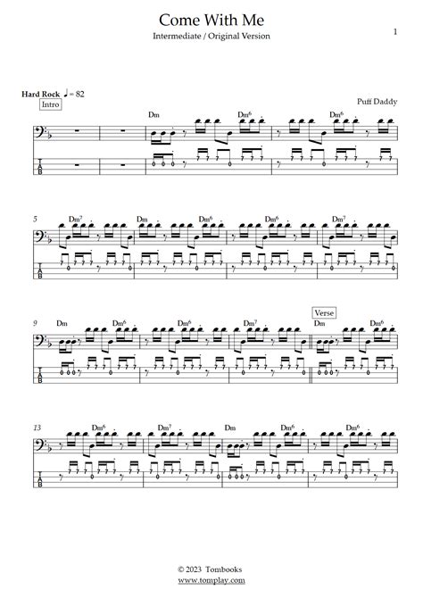 come with me puff daddy chords