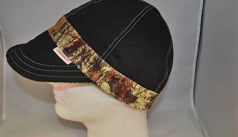 Comeaux Caps Reversible Welding Cap Black/Camo Banded Size