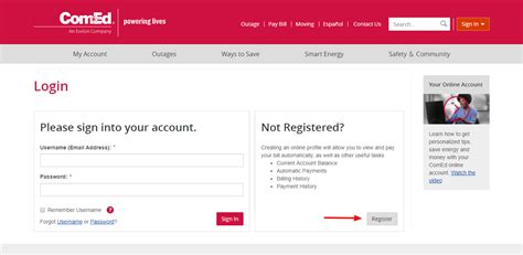 comed account log in