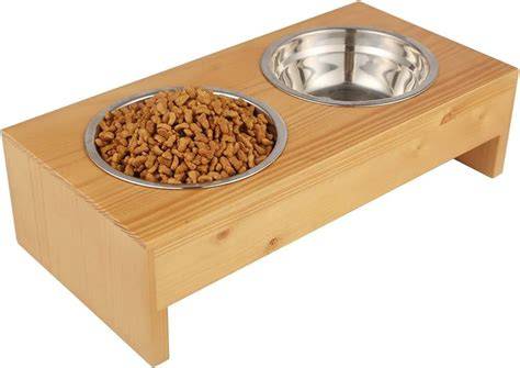 Comedero de madera para perro personalizado Amazon.es Handmade