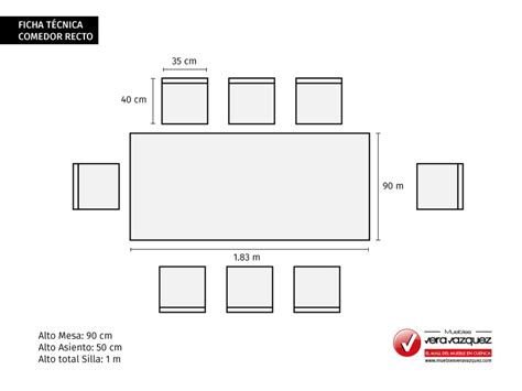 comedor 8 personas medidas