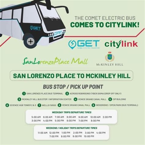 comet bus routes and schedules