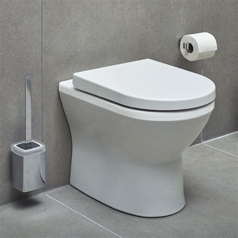 comfort height rimless back to wall toilet