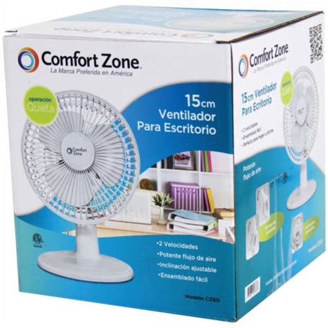 comfort zone 6 inch turbo fan