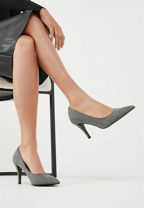 Comfortable Grey Pumps