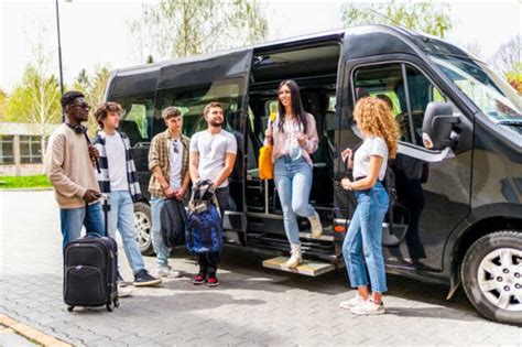 comfortable minibus ride