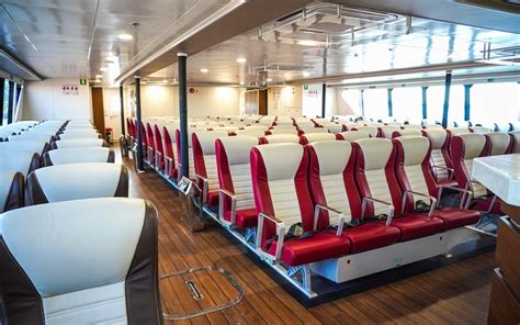 comfortable seats in ferry