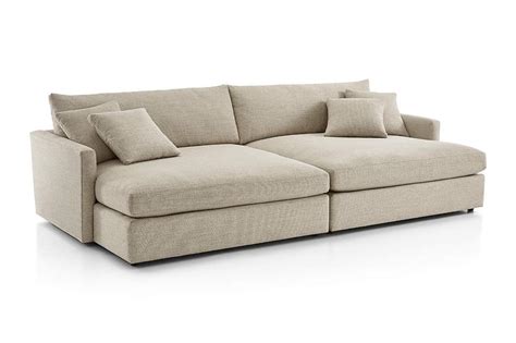 Comfi Fabric Pillow Back Corner Sofa with Chaise End in 2020 Corner