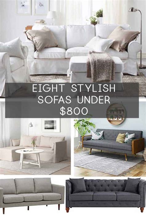 Comfortable Sofas Under $1 000