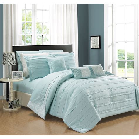 comforter aqua
