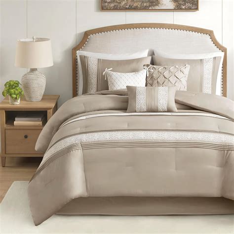 Comforter Set Taupe Cal King