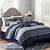 comforters with navy blue