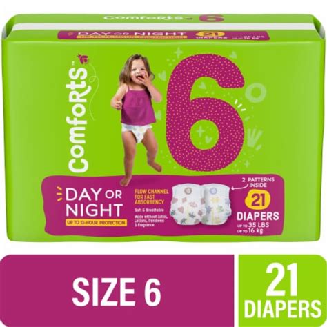 Comforts Diapers Size 6