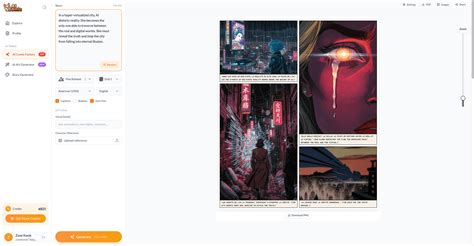 comic ai generator free