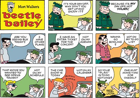 Comic Beetle Bailey
