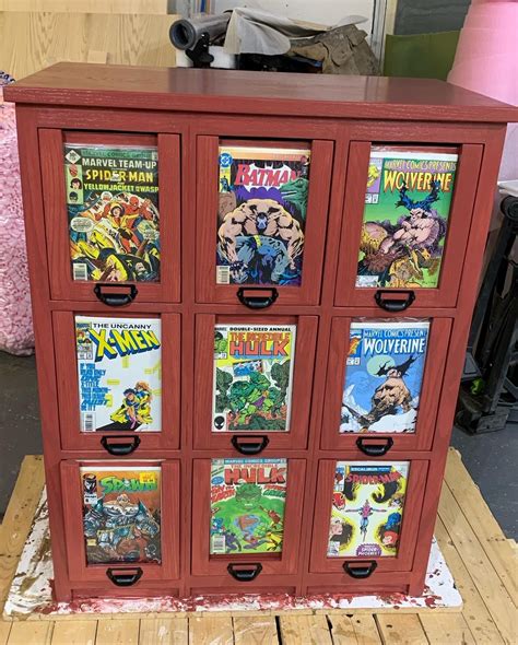 Comic Book Cabinet Storage