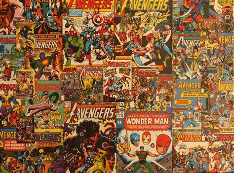 Comic Book Collage Art