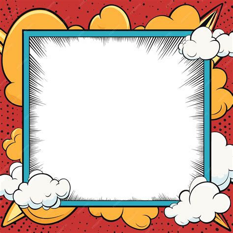 Comic Book Frame Comic Book Character Printable