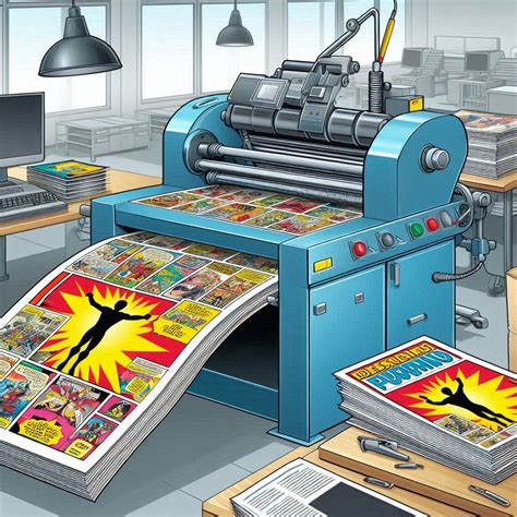 Comic Book Printing Style