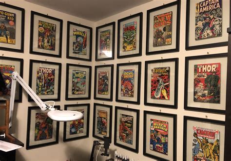 Comic Books On Wall