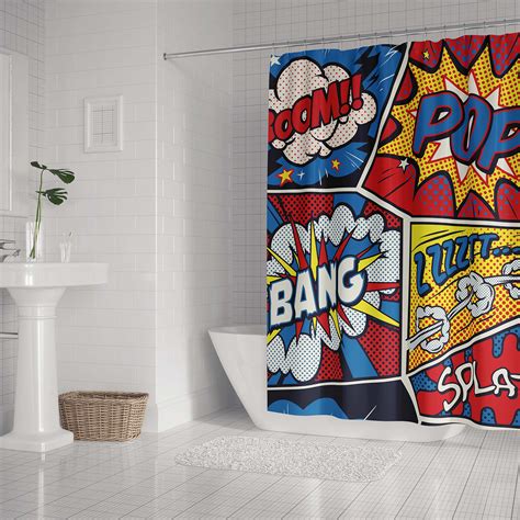 Comic Con Shower Curtain