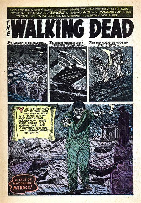Comic Zombie Drawing