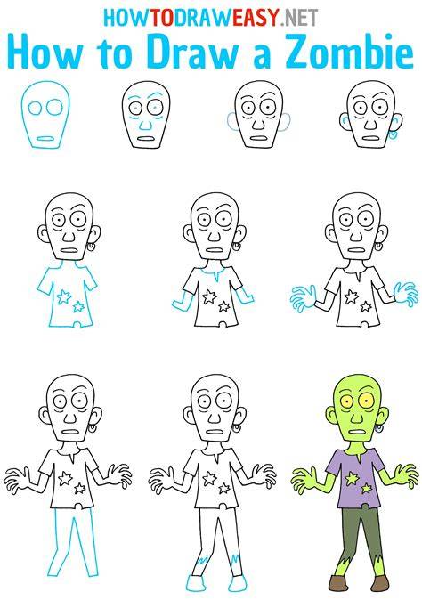 Comic Zombie Drawing Techniques