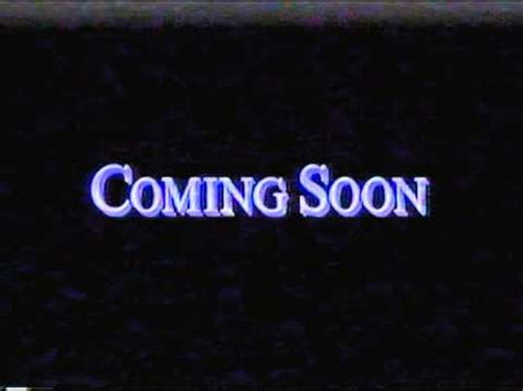 coming soon uk vhs 1995