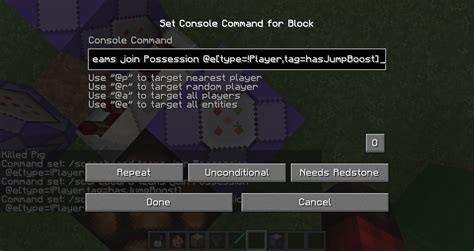Command Block Execute Command