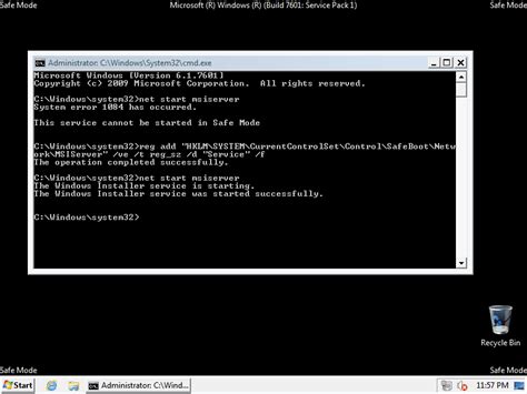 command line install msi