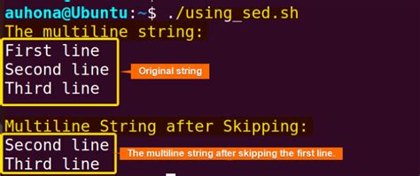 Command Line Multiline String