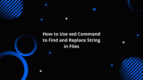 Command Line Replace String In All Files