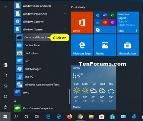 command prompt desktop app windows 10