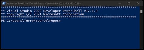 command prompt for vs 2022