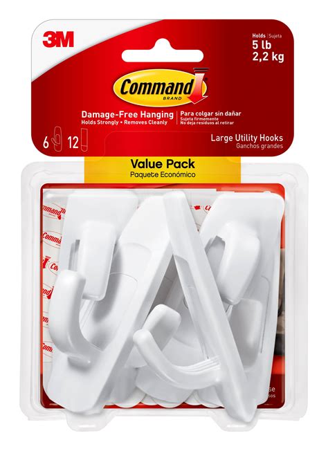 Command Strips Large Utility Hooks