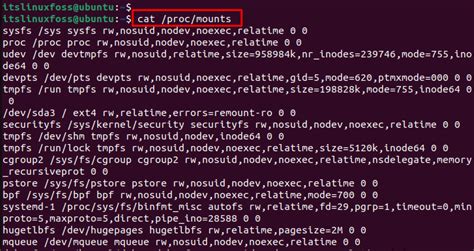 Command To Check Mounted Devices In Linux
