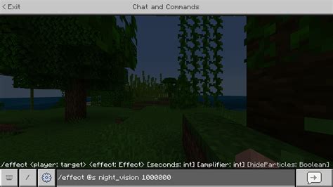 Command To Get Night Vision In Minecraft