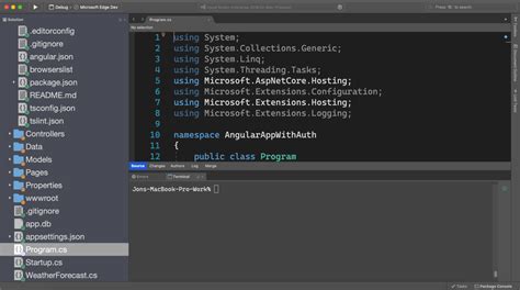 command to open visual studio code from terminal mac