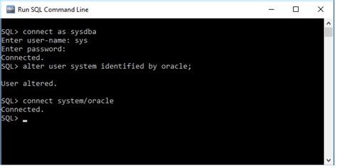 command to reset user password in oracle