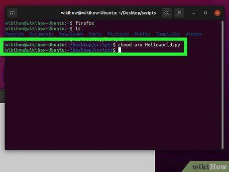 command to run ac program in linux terminal