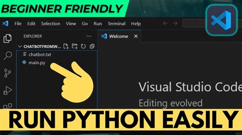 command to run python program in vscode