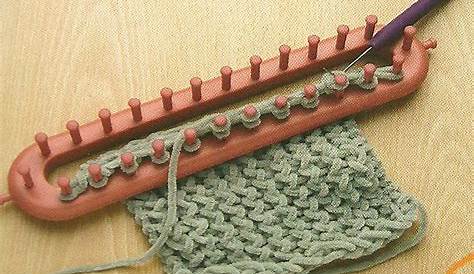 Tuto tricoter facilement une écharpe avec un tricotin
