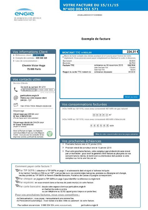 comment consulter mes factures engie
