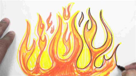 comment dessiner des flammes