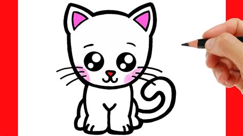 comment dessiner un chat mignon facile