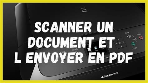 Comment Envoyer Un Document Scanner En Pdf