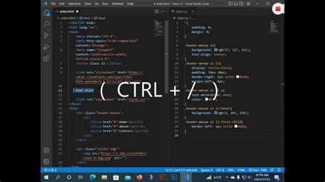 comment in angular html shortcut