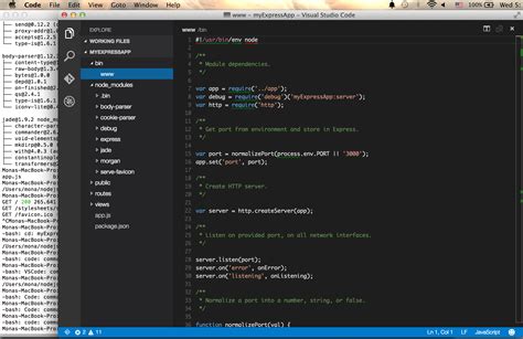 comment in visual studio code mac